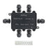 Electrical Junction Box,ABS Waterproof IP68 Electrical Boxes.with 24A Barrier Terminals Electric Junction Project Box for 4-8mm Dia Wire.Outdoor E...