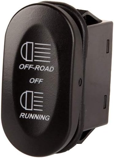 Rugged Ridge Rocker Switch | Thermoplastic Olefin (TPO), Black | 17235.11 | Fits zNONE...