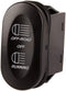 Rugged Ridge Rocker Switch | Thermoplastic Olefin (TPO), Black | 17235.11 | Fits zNONE...
