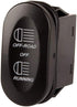 Rugged Ridge Rocker Switch | Thermoplastic Olefin (TPO), Black | 17235.11 | Fits zNONE...