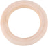 50pcs Wood Rings Circle Unfinished Wooden Round Rings Wood Craft Pendant Connectors for Jewelry Making...