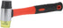 Rubber Mallet Hammer Double Faced Soft Mallet 40mm Diameter with 10.4" Soft Fiberglass Handle for Construction Home Renovation Flooring Installati...