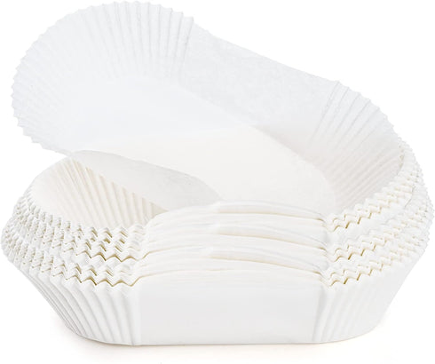 DEAYOU 80 PCS Bread Baking Liners, Baking Cups for Cakes, Snacks, Cupcakes, Weddings, Parties, White...