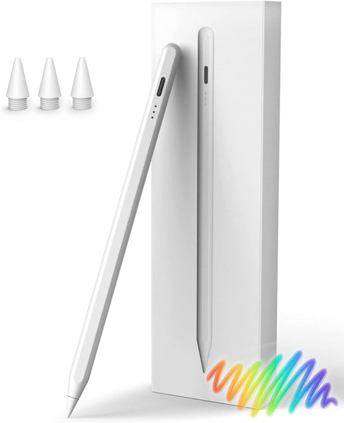 Stylus Pens for iPad 9th 10th Generation,10mins Fast Charging Palm Rejection ipad Pen, Magnetic Apple iPad Pencil for iPad 6-10, iPad Air 3rd/4th/...