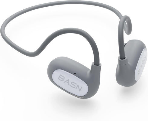 BASN AirS1 Open Ear Headphones Air Conduction Headphones, Wireless HiFi Sound Earphones with 16.2mm Driver, Sport Headset Built-in ENC Mic for Cle...