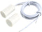 uxcell N.O. Recessed Wired Security Window Door Contact Sensor Alarm Magnetic Reed Switch White RC-33...