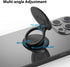 Phone Ring Holder, Phone Grip Holder Finger Kickstand, Foldable & Adjustable Metal Cell Phone Rings Gripper Stand Work with Magnetic Car Mount for...