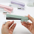 Clear Mint Green Stapler with 1000 Rose Gold Staples for Desk Manual Staplers Home School Office Accessories Stationery Supplies (Mint Green Stapl...