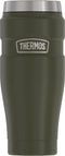 THERMOS Stainless King Vacuum-Insulated Travel Tumbler, 16 Ounce, Army Green...