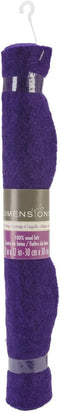 Dimensions Needle Felting Flat Felt Purple Roll Wool, 12'' x 12''...