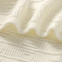 Baby Blanket Cozy Knit Soft Neutral Swaddling Receiving Baby Blankets for Boys Girls Newborn Infant Toddler White 40 x 30 inches...