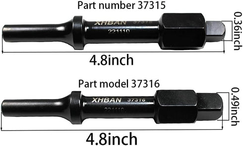 37315 3/8" & 37316 1/2" Shake 'n break Pneumatic Bolt Breaker. Designed to be used with a wrench to help rotate and loosen seized fasteners...