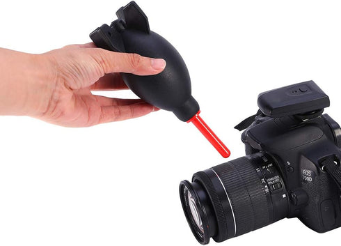 Camera Dust Blower, 6.6 Inch Rubber Air Blower Duster Cleaner, Dust Cleaning DSLR Camera CCD Lens Keyboard...