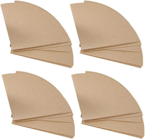 HOLIDYOYO 120pcs Wedding Confetti Kraft Paper Cones,Party Vintage Cones Bouquet Petals Candy Bags Boxes Flower Holder -Kraft Paper Mache Cones...