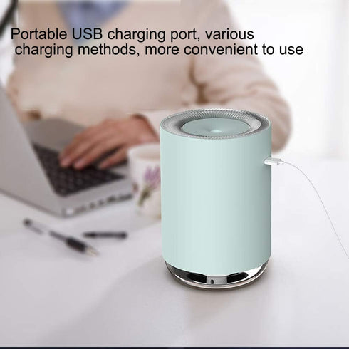 URBEST Portable Mini Humidifier, Quiet Small Cool Mist Humidifier with Night Light, 2 Mist Modes USB Personal Humidifiers for Bedroom Travel Home ...