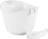 Reston Lloyd, Batter Bowl With Pour Spout, Non-Slip Base, Erogonomic Space Saving Detachable Handle, 2 QT Heavy Duty BPA-Free Microwave & Dishwash...