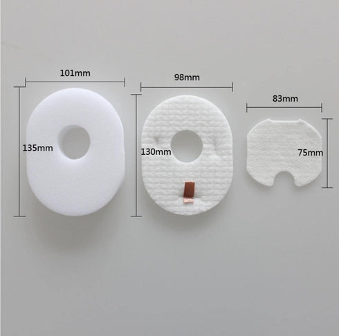 ConPus 2 Allergen 2 Foam 2 Felt Filters Kit Replacement for Shark Rocket Ultra-Light Vacuum HV292, HV300, HV300W, HV301, HV302, HV303, HV305, HV30...