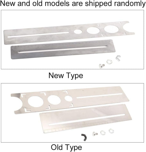 Haofy Ceramic Tile Hole Locator, Adjustable Stainless Steel Tile Hole Locator Ruler Universal Drill Punch Measuring Tool Portable Jig...