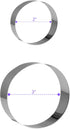 Bakerpan Stainless Steel Round Cookie Cutter Set, Circle Cookie Cutters, Biscuit Cutters (2 Inch & 3 Inch)...