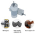 555 High Torque Micro Brush DC Motor Low Speed Gear Reduction Motor Eccentric Shaft Gearbox Diameter 37mm High Torque All Metal Gear Electric Micr...