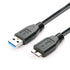 USB 3.0 Hard Drive Cable, USB-A to Micro B Cable Compatible with Samsung Galaxy S5, Note 3, Note Pro 12.2, Camera, WD Toshiba Seagate Hard Drive a...