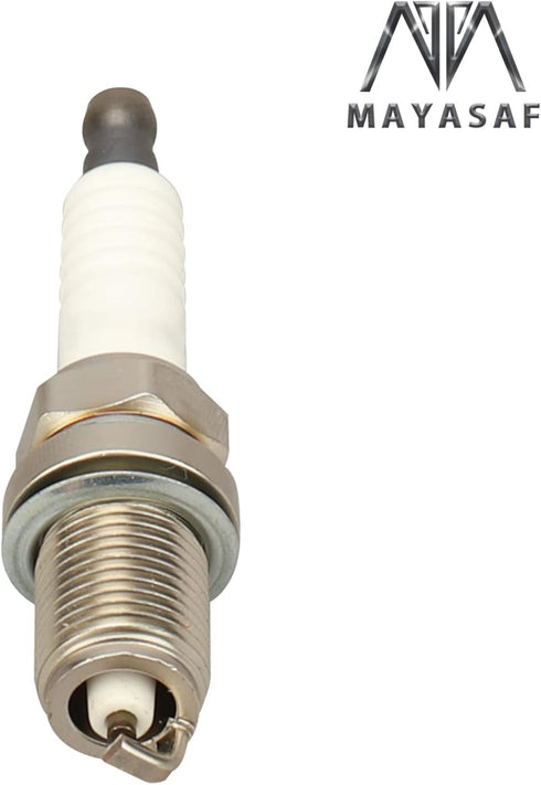 MAYASAF Spark Plugs 4644 Automotive Replacement Ignition Plug for Audi 2005-13 A3 08-16 A5 10-16 Q5, for Passat 2006-10 Seat type Flat, Thread Dia...