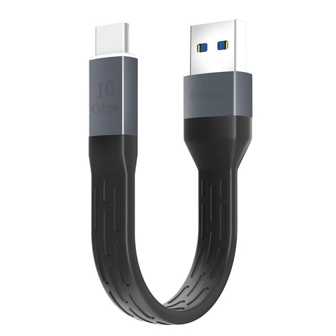 USB C Android Auto Cable,10Gbps 3A Fast Charging USB to USB C Cable,5“ Short USB 3.1 Gen 2 Cable Compatible with Quest Link, SSD, Power Bank, Char...
