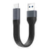 USB C Android Auto Cable,10Gbps 3A Fast Charging USB to USB C Cable,5“ Short USB 3.1 Gen 2 Cable Compatible with Quest Link, SSD, Power Bank, Char...