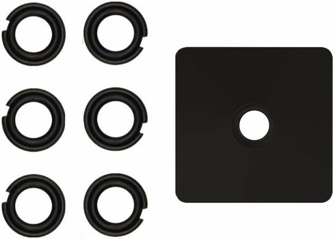(6 Sets 3/8" Retaining Ring Clip with O-Ring for Milwaukee Electric/Pneumatic Type Impact Wrench, Retainer Ring Anvil Install Tool Included...