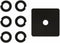 (6 Sets 3/8" Retaining Ring Clip with O-Ring for Milwaukee Electric/Pneumatic Type Impact Wrench, Retainer Ring Anvil Install Tool Included...