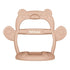 Baby Wrist Silicone Teether Soothing Pacifier for Infants 3+ Months Babies Pack of 1 Made in Korea Anti-Dropping (Bear-Cozy Beige)...