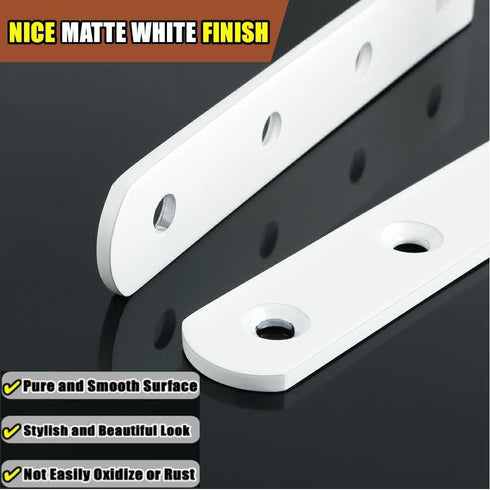 Anti Tip Furniture Anchors for Baby Pet Proofing,Furniture Wall Anchor Furniture Dresser Bookshelf Falling Prevention Device for Children (White)...