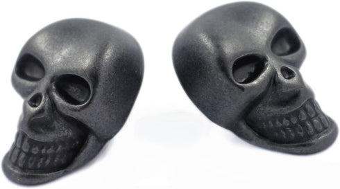 Bezelry 10 Pieces Skull Metal Shank Buttons (Vintage Black, 25mm)...