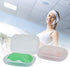 Soap Box Holder, 2-Pack Soap Dish Soap Savers Case Container for Bathroom Camping Gym Vonpri (Clear)...