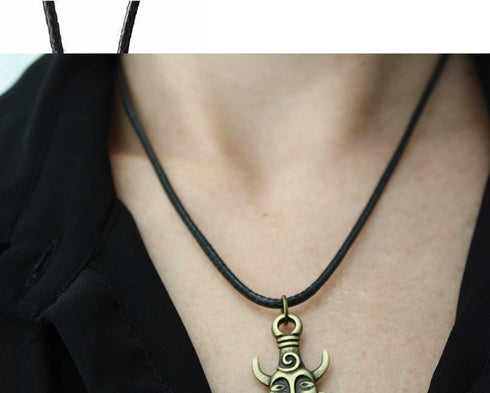 Supernatural Inspired Dean's Amulet Protective Deans Necklace Deans Pendant Dean Winchester Mask Two Sided Necklace...