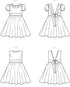 New Look Easy Toddlers' and Children's Dress Sewing Pattern Kit, Code N6726, Sizes 1/2-1-2-3-4-5-6-7-8, Multicolor...