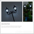Yardwe Toys Toys 2pcs Miniature Street Light Model Pathway Lantern Post 1:87 Road Light Micro Landscape Ornament for Sand Table Miniature Scenes R...