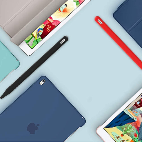 OneCut Silicone Case for 2nd Gen Apple Pencil Holder Sleeve Skin Pocket Cover Accessories for iPad, Soft Grip Pouch...