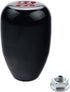DEWHEL 5 Speed Manual Shift Knob M10x1.25 Screw On Aluminum for Nissan Mazda Mitsubishi (Black)...