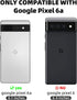 Google Pixel 6A Case, Slim Fit Marble Pattern Glow in The Dark Luminous Hybrid Hard PC Soft TPU Bumper Shockproof Drop Protective Case for Men and...