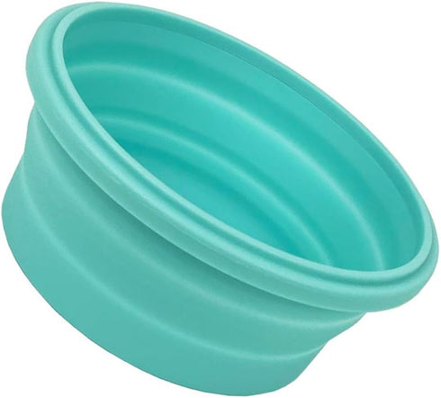 CARTINTS Small Collapsible Bowl Silicone Food Storage Containers Collapsible Camping Bowl for Travel Camping Hiking with Airtight Plastic Lids and...