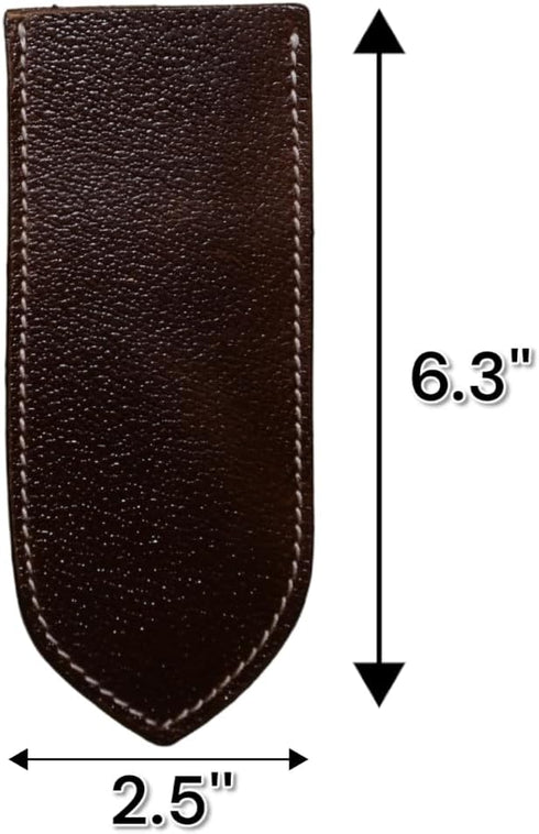 Leather Cast Iron Hot Handle Cover, Skillet Panhandle Grips, Frying Pan, Heat Protection, Kitchen Essentials,Panhandle, Potholder, Slides On/Off E...