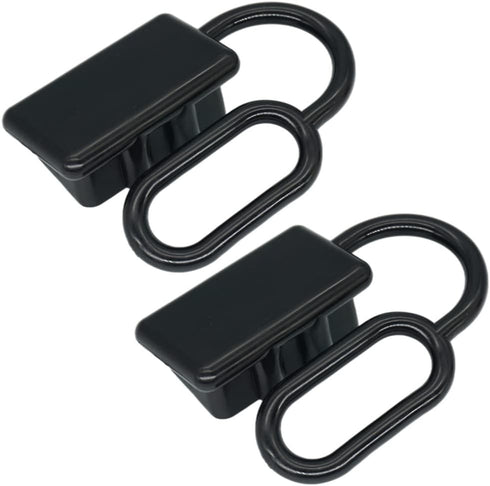 Dust Cover Cap Protector Compatible with Anderson Style Quick Connect Plug SB175 Electrical Connector Dust Cover End Cap SB 175Amp Black...