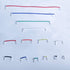 QISF 560Pcs Breadboard Jumper Wires Assorted Kit, Preformed Breadboard U-Shape Jumper Wires 14 Assorted Length + 6PCS Staniless Steel ESD Anti-Sta...
