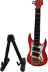 ALANO Mini Guitar Ornaments Mini Musical Instrument Guitar Model Holiday Dollhouse Model Home Decoration (GE23R-10)...