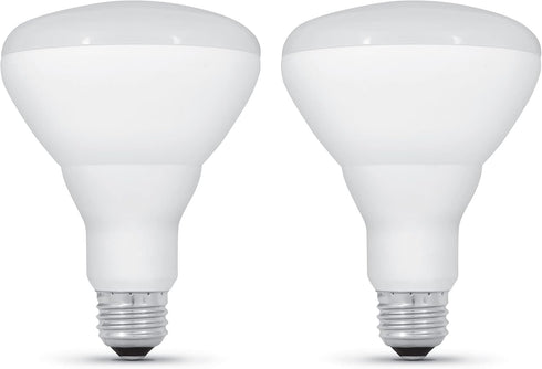 Feit Electric BR30 LED Light Bulbs, 85W Equivalent, High Output, Indoor Flood Lights, 1100 Lumens, Dimmable, 2700k Soft White, E26 Base Recessed C...