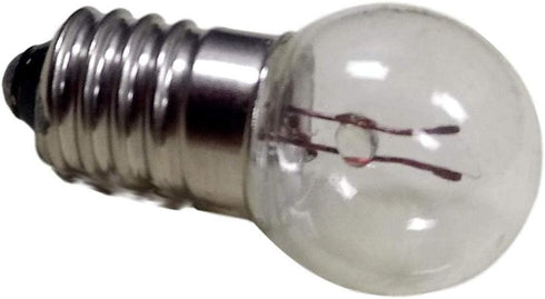 Pack of 50 E10 1.5V 0.3A DC Warm White Miniature Screw Base Bulb Light Bulbs (1.5V)...