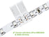 LightingWill 10pcs Pack Strip to Strip Unwired Gapless Solderless Snap Down 2Pin Conductor LED Strip Connector for 8mm Wide 3528 2835 Single Color...