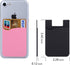 6 Pack Phone Card Holder,Silicone with 3M Adhesive Stick-on cell Phone Wallet,Slim Id Credit Card Holder Pouch Sleeve Pocket Compatible with iPhon...