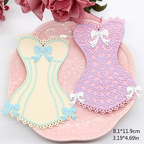KSCRAFT Cute Corset Layering Metal Cutting Dies Stencils for DIY Scrapbooking/Photo Album Decorative Embossing DIY Paper Cards...